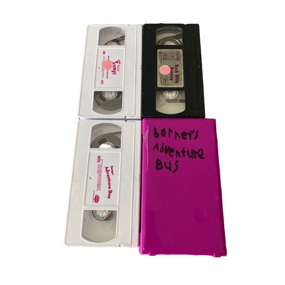 BARNEY the Purple Dinosaur VHS Tapes Lot Of 6 Collection Vtg 90s - Picture 6 of 9